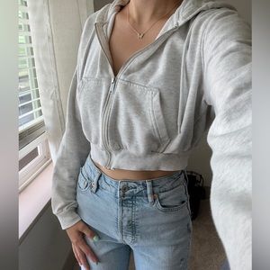 H&M Cropped Jacket + Hood